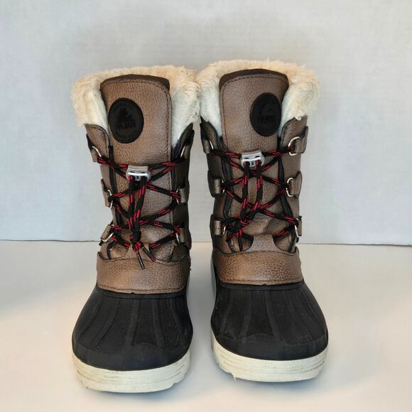 Pajar Canada Kids Waterproof Winter Boots - Tan (Size 2Y / EU 34) - Picture 1 of 8